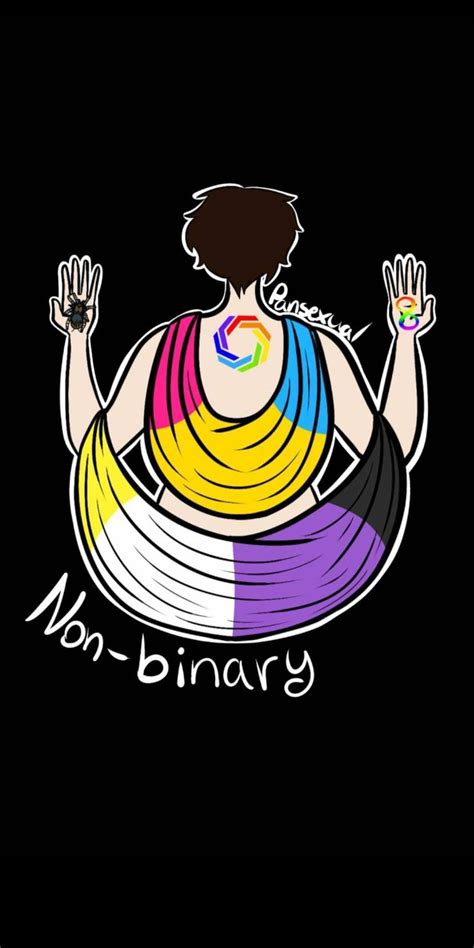 pansexual pfp|non binary and pansexual wallpaper.